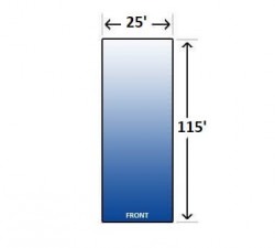 Mardi Gras Party Water Slide 44ft SL